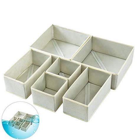Jamie is showing you how to recycle your old snack boxes i. Qozary Washable Foldable Drawer Organizer, Cloth Storage ...