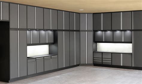 Garage storage is a broad term that encompasses any unit that stores tools, including shelves, pegboards, hooks, towers, and cabinets. RECENT INSTALLS — Baldhead Cabinets | Installation, Metal ...