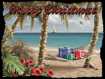 Top 5+ free merry christmas animated gifs. Tropical Beach Ocean Merry Christmas Emoticon Emoticons Animated Animation Animations Gif photo ...