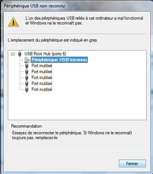Allumez le pc, les ports usb fonctionnent à nouveau ;o). Port USB non reconnu : Que faire ? - Comment Ça Marche