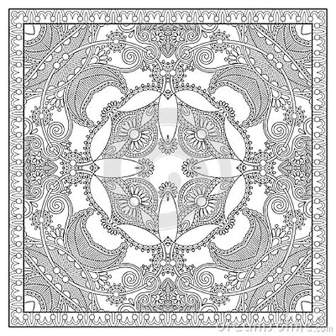 You can use our amazing online tool to color and edit the following unique coloring pages for adults. Unique Coloring Book Square Page For Adults Stock Vector ...