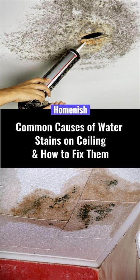 At some point, i had several water stains in different rooms in my house all at the same time. Common Causes of Water Stains on Ceiling & How to Fix Them ...