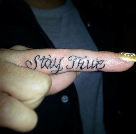 We always look forward to seeing new faces and answering your questions. Stay true tattoo | True tattoo, Stay true tattoo, Tattoos