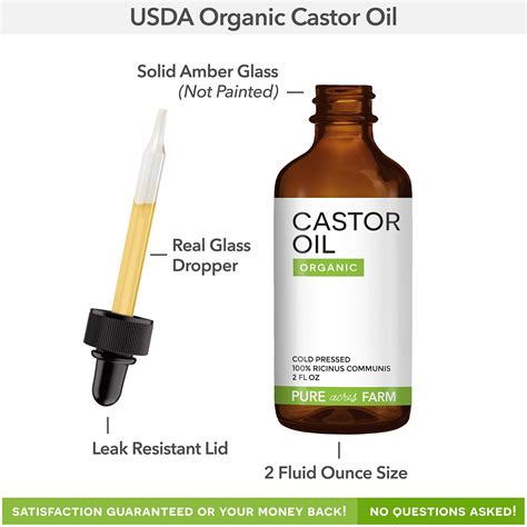 Many people use castor oil as a natural hair conditioner. Pure Castor Oil, 2 oz. Best 100% USDA Organic Cold Pressed ...
