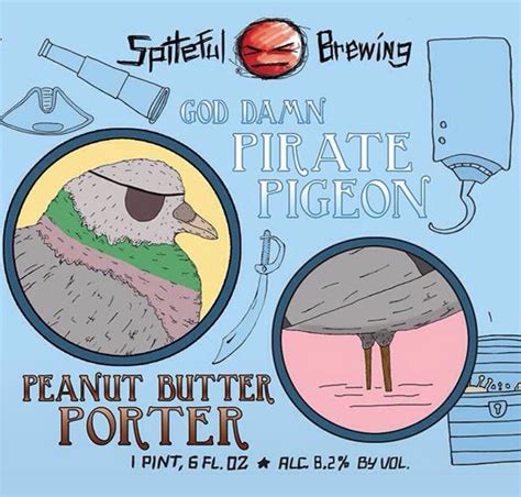 The peanut butter argument (also known as reductio ad arachidem hypogaeam) in favor of intelligent design states that, as life does not evolve spontaneously in sealed jars of peanut butter, it is absurd to assume it evolved spontaneously on the primordial earth. God Damn Peanut Butter Pigeon Porter - Spiteful Brewing ...