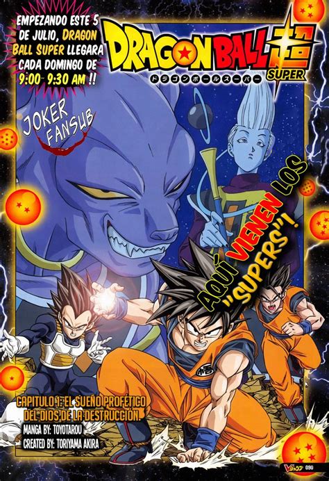 Dragon ball super will follow the aftermath of goku's fierce battle with majin buu, as he attempts to maintain earth's fragile peace. Pagina 1 - Manga 1 - Dragon Ball Super | Dragon ball ...