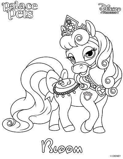 Click the palace pets summer coloring pages to view printable version or color it online (compatible with ipad and android tablets). Princess Palace Pet Coloring Page of Bloom