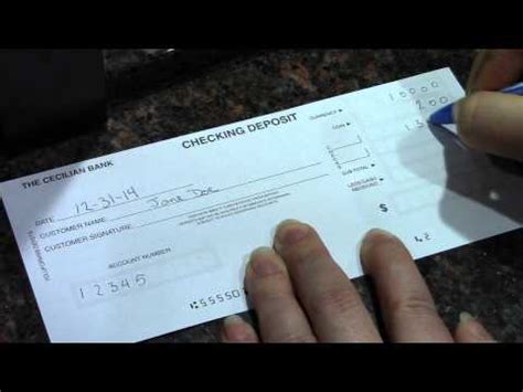 Hi i'm caitlin with the sicilian bank. 【How to】 Read A Deposit Slip Nz