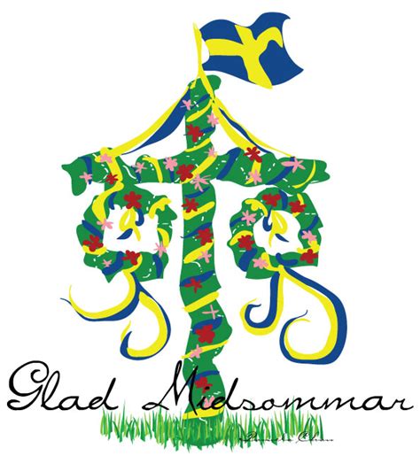 I nordeuropeisk tradition på midsommarafton lövklädd och blomsterprydd stång runt vilken det traditionellt dansas ringdanser och lekar. LOTTA`S: kväll innan midsommar.....