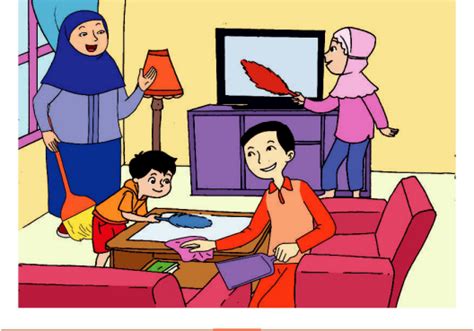 Belajar menulis ayat berdasarkan gambar november 2012. Gambar Kartun Kerjasama Di Rumah - Gambar Con