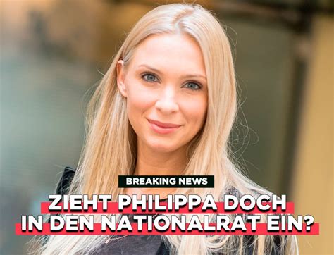 Pia philippa strache (* 1. Breaking News. Zieht Philippa Strache doch in den ...