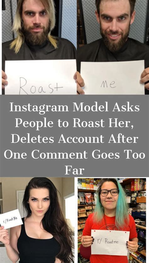 Need to deactivate or delete your instagram account? Instagram Model Asks People to Roast Her, Deletes Account ...