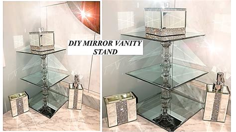 It will takes you 2 hours and will cost $20. DIY MIRROR VANITY STAND - YouTube