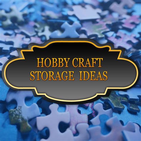 Here, i will show you my ideas for compact storage for jigsaw puzzles. Pin on Hobby Craft Storage Ideas