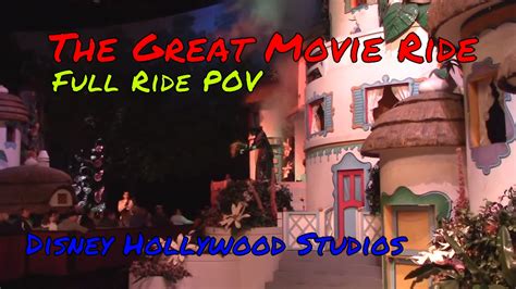 The great movie ride is a imagineering original from glendale, initally from what i recall, walt had a say in the design of a walk through that took guests to see frozen, what else since that seems to be the flavor of the month. The Great Movie Ride POV at Disney Hollywood Studios - YouTube