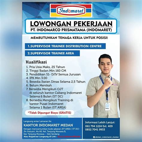 Percaya atau tidak bahwa sukses itu tidak datang dari apa yang diberikan oleh orang lain tetapi datang dari keyakinan dan kerja kerasmu sendiri? Lowongan Kerja Pt Indofood Tanjung Morawa - Lowongan Kerja ...