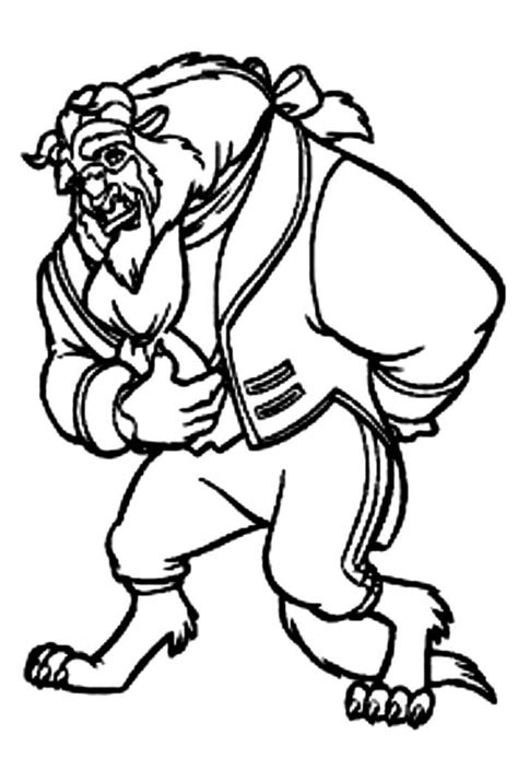 Clip arts related to : Printable Beauty And The Beast Coloring Pages in 2020 ...