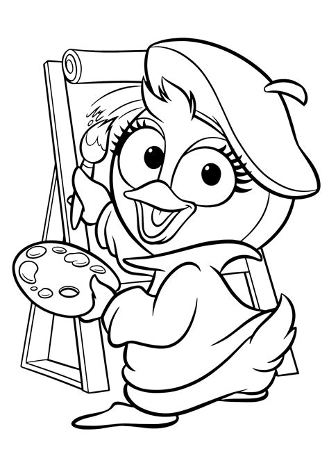 Free printable christmas coloring pages. Muppet Babies coloring Pages