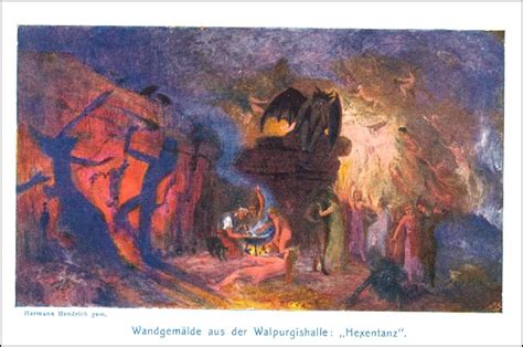 Der name des festes leitet sich von der heiligen walburga ab, deren gedenktag bis ins mittelalter am 1. 30. April - Walpurgisnacht | Walpurgis, Painting, Witches ...