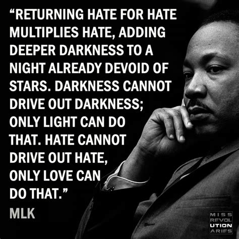 Only light can do that. Faith Martin Luther King Quotes On Love - Daily QuoteS