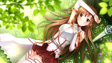 Kirito asuna wallpapers hd theme. Asuna Yuuki HD Background Wallpaper 24160 - Baltana