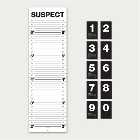 Mugshot Height Chart : Keep a photographic record of your little ...