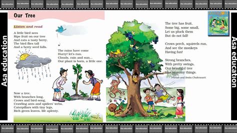 We have broken all the blackboards so the teachers cannot write. Poem 6 Our Tree (English - Marigold, Grade 1, CBSE) Poem ...