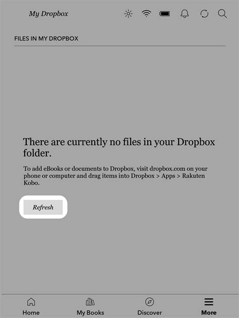 Add books to your eReader using Dropbox – Rakuten Kobo