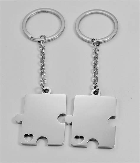 A friend of my daughter asked me to make her a simple keychain yesterday. Stainless Steel Puzzle Pieces Keychain Set > Keychains ...