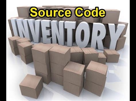 Free download source code of inventory management system. Free Full Source Code Inventory System - YouTube