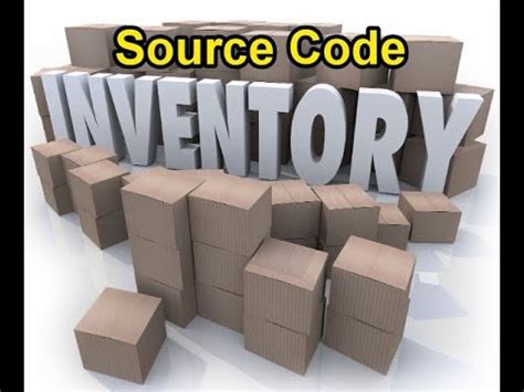 Inventory management system source code using c# and sql server. Free Full Source Code Inventory System - YouTube