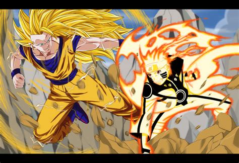 All from their respected and different anime's. Commission - Naruto VS Goku by dannex009 on DeviantArt
