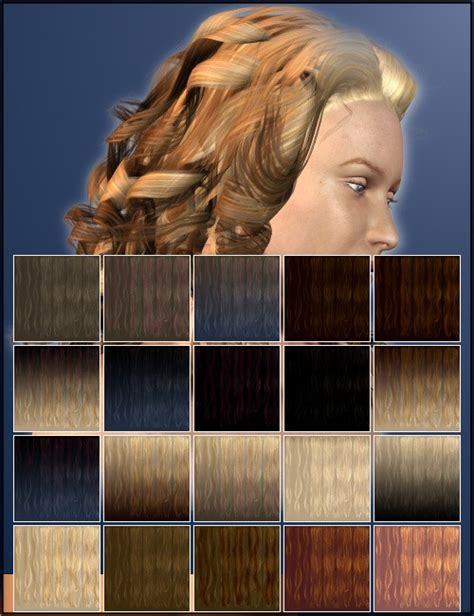 A dry cut that empowers! Curly Hair for Women | 3D Models for Daz Studio and Poser