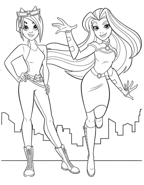 These free superhero coloring pages to print will help children differentiate between the concepts of green lantern is the codename of hal jordan, a superhero of dc comic. DC Superhero Girls Coloring Pages - Best Coloring Pages ...