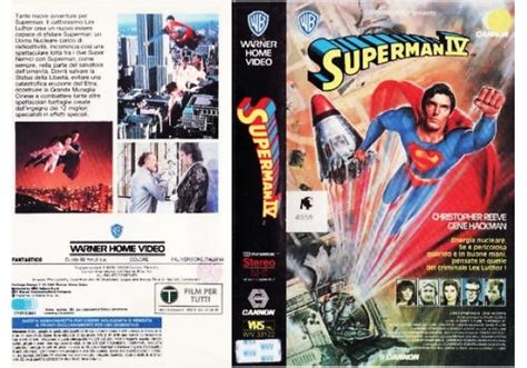 John warner juan ortiz keith giffen keith pollard ken barr klaus janson marv wolfman michael golden michael kelleher mike friedrich mike nasser naomi basner pat broderick petra goldberg phil. Superman IV (1987) on Warner Home Video (Italy VHS videotape)