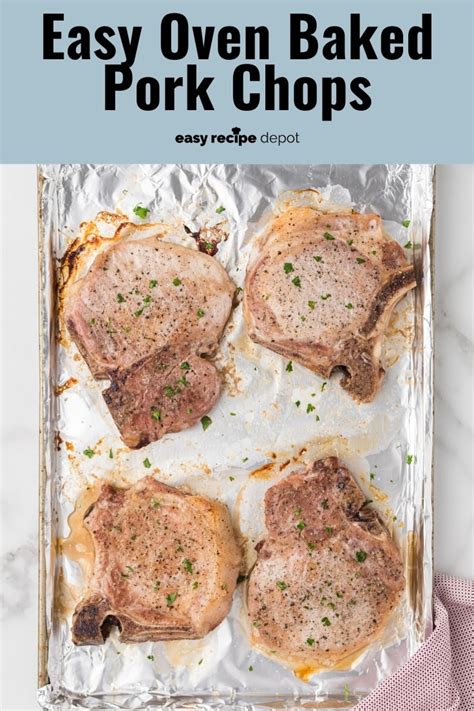 Thick ones (2 inches) may need closer to 20. Baked Thin Cut Pork Chops In Oven : To prevent this from ...