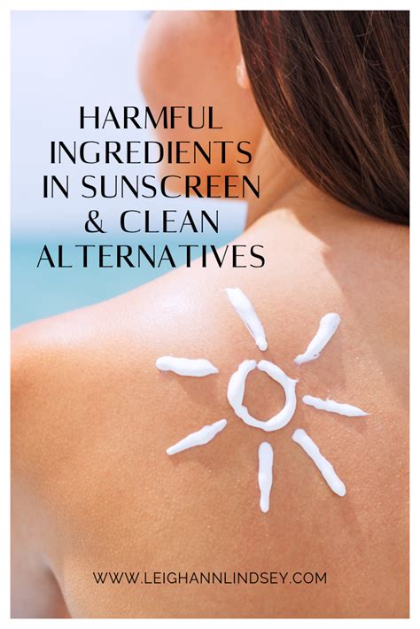 Harmful Ingredients in Sunscreen & Clean Alternatives ...