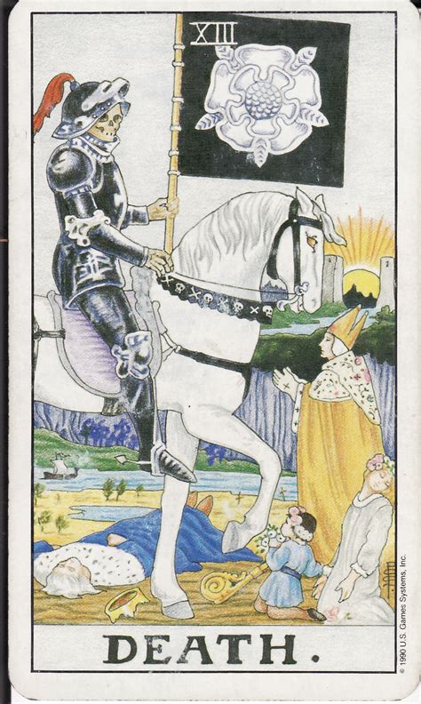 If the death tarot card appears in a general reading, it would mean that a huge transformation or a sudden or unexpected change is taking place. TAROT - The Royal Road: 13 DEATH XIII