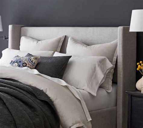 Maybe you would like to learn more about one of these? Elliot Shelter Footboard Upholstered Storage Bed | Pottery ...