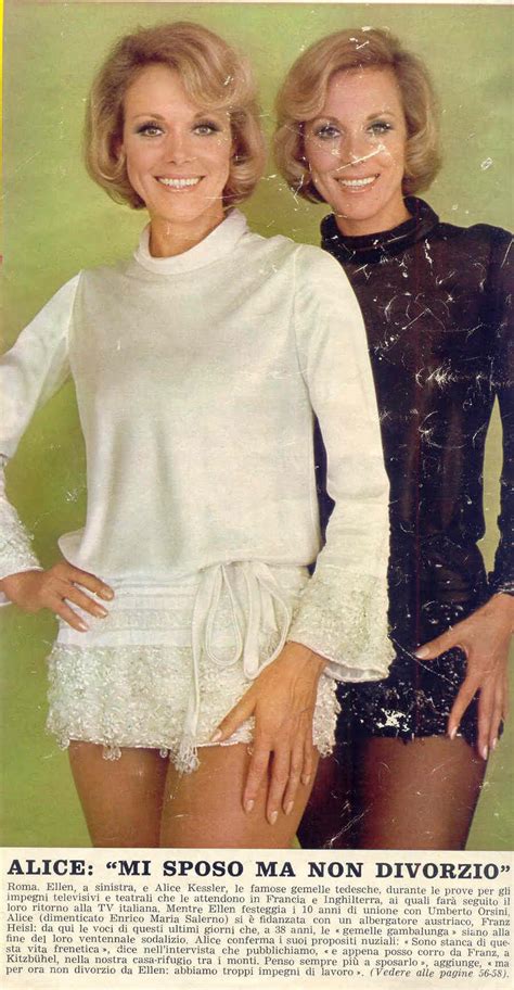 Alice und ellen kessler 5 ist sie womöglich die aufgeräumtere der zwillinge? SUPER HOLLYWOOD: Kessler Twins