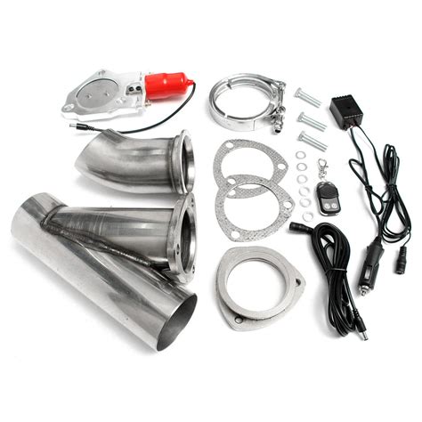 3 inch electric exhaust valve catback down pipe systems kit remote ...