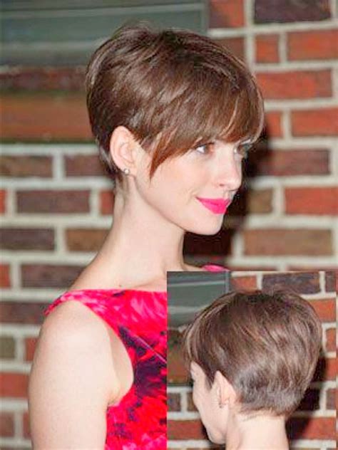 Anne hathaway long layered hair. anne hathaway hair - Google Search | Hair styles, Short ...