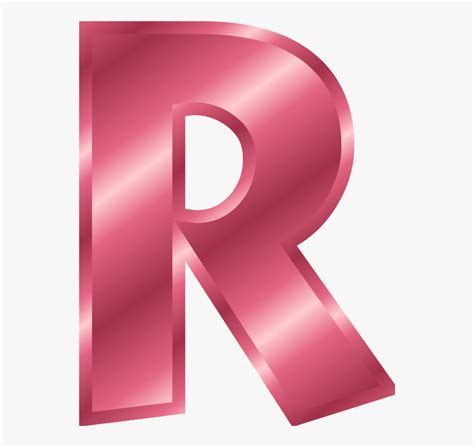 R letter words are given in english. Large Alphabet Letters Clip Art - Letter R In Gold , Free Transparent ...