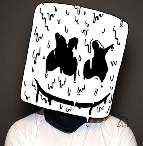 In shows, he sometimes one time marshmello used ripped jeans which showed a tattoo which is very similar to one that. marshmello by Grime-Killer | M A R S H M E L L O ...