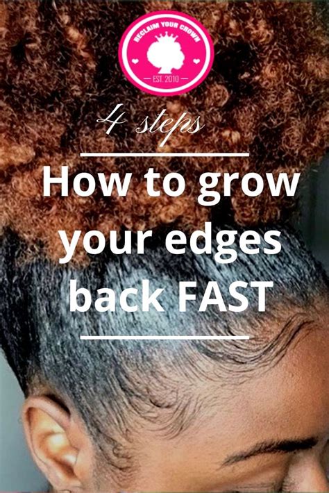 As soon as you notice your edges thinning out take action ...