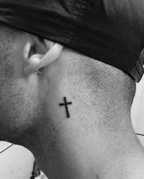 This quote in the tattoo is a unique variant! Top 51 Simple Cross Tattoo Ideas - 2021 Inspiration Guide