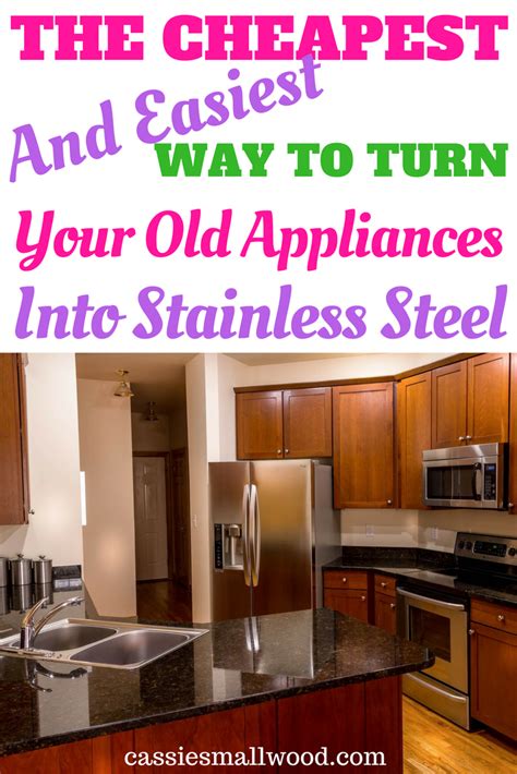 Sand the cabinets down (150/220) grit, (after cleaning them with tsp.) prime them with a rust inhibiting primer, and apply an enamel topcoat. How To Spray Paint A Dishwasher Stainless Steel | Appliances kitchen stainless steel, Stainless ...