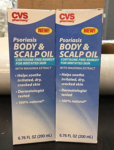 (Lot of 2) CVS Psoriasis Body & Scalp Oil, Cortisone-Free ...