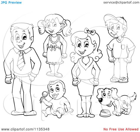 Family clipart black and white. black and white clipart family members 20 free Cliparts ...
