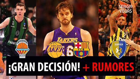 40 rather than his usual no. PAU GASOL: ¿LAKERS O BARCELONA BASKET? + ¿LUIS SCOLA SE ...